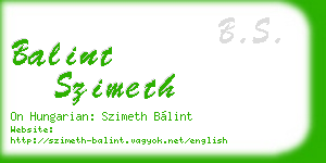 balint szimeth business card